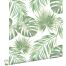 papier peint feuilles tropicales vert menthe