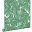 papier peint feuilles de bananier vert jade