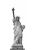 papier peint panoramique statue de la liberté gris