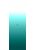 papier peint panoramique gradient de couleur dip-dye à hauteur de chambre turquoise intense et blanc mat