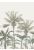 papier peint panoramique palmiers beige clair et vert grisé