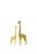 papier peint panoramique girafes jaune ocre