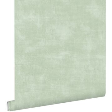 papier peint effet béton vert clair