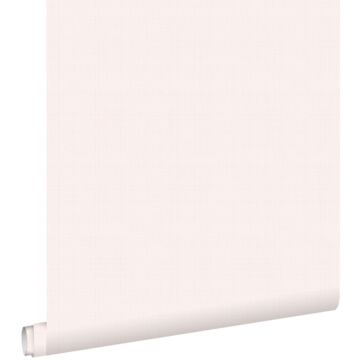 papier peint lin rose poudre clair