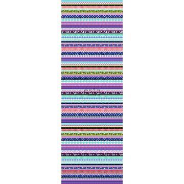 papier peint panoramique rubans multicolore