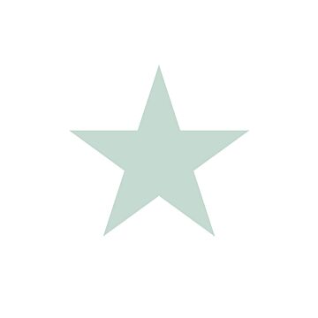 papier peint panoramique grande étoile vert menthe